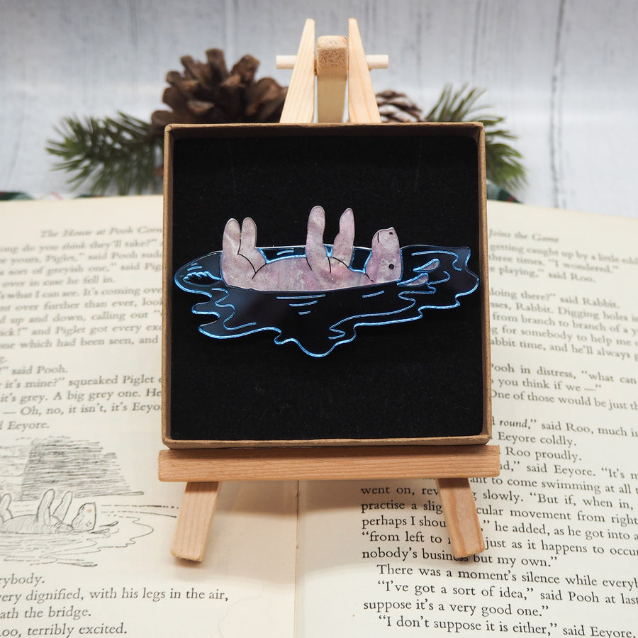 Dolly Dimple Design : Eeyore Floating Away Brooch [PRE-ORDER]