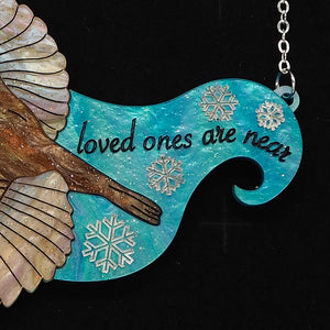 Dolly Dimple Design : "Robins Appear When Loved Ones Are Near" Statement Necklace [PRE-ORDER]