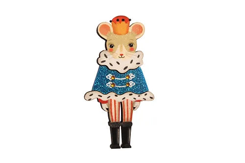 LaliBlue :  Christmas :  Nutcracker Mouse King Brooch [PRE-ORDER]