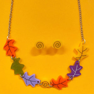 Happy Stuff Studio : Dead Cute : Oak Leaf necklace