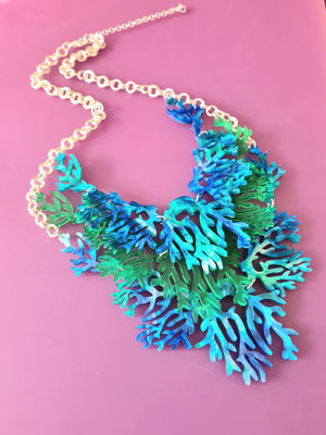 Cherryloco : Seaweed statement necklace