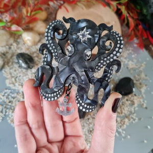 Cherryloco : Octopus Brooch or Necklace [PRE-ORDER]