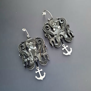 Cherryloco : Octopus Statement Earrings [PRE-ORDER]