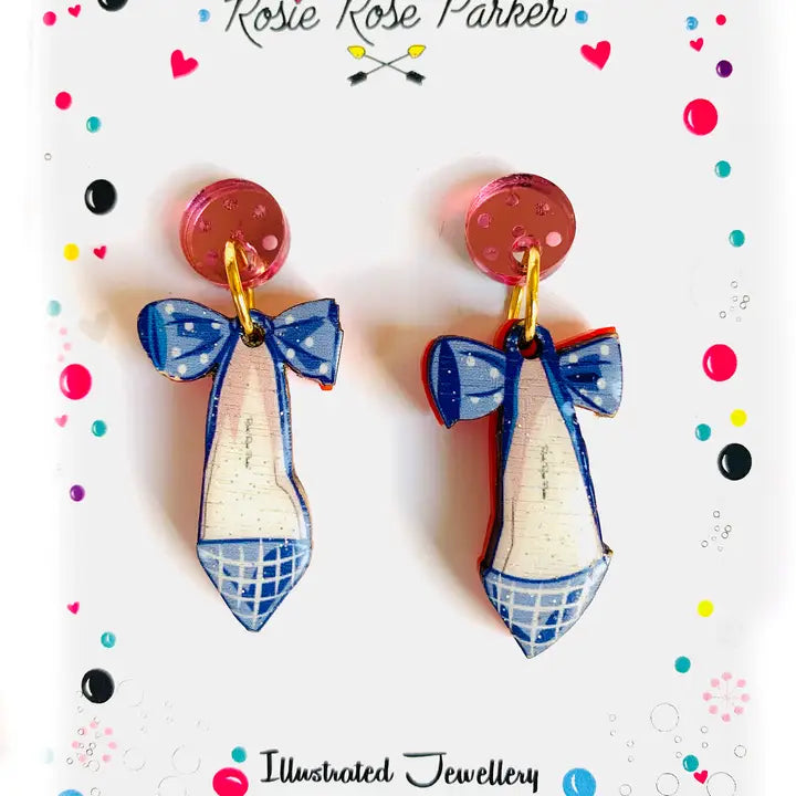 Rosie Rose Parker : Oh La La French Shoe Earrings [PRE-ORDER]