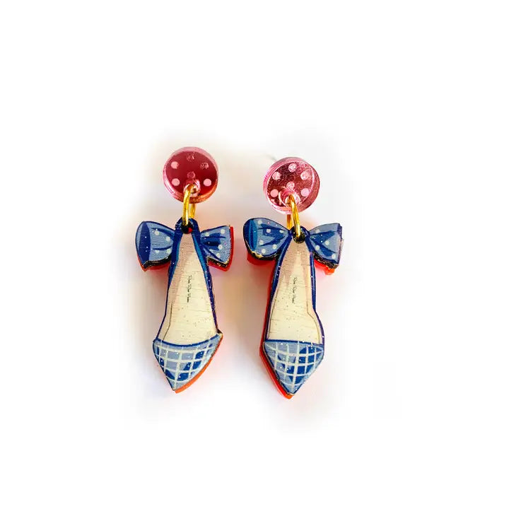 Rosie Rose Parker : Oh La La French Shoe Earrings [PRE-ORDER]
