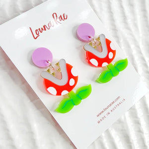 Louna Rae : Pakkun Flower Dangle Earrings