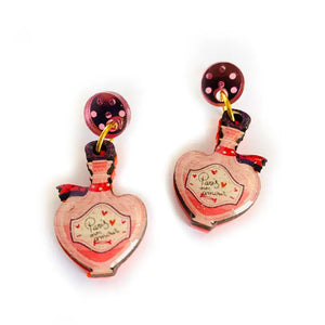 Rosie Rose Parker : Paris Mon Amour Perfumer Bottle Earrings [PRE-ORDER]