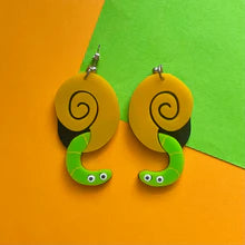 Happy Stuff Studio : Dead Cute : Peek-a-boo Worms earrings