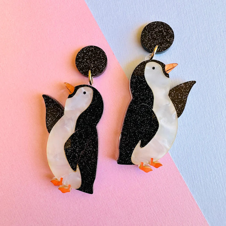 Mox & Co : Penguin Dangle Earrings