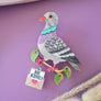Cherryloco : Pigeon Brooch