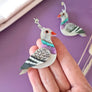 Cherryloco : Pigeon earrings