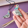 Cherryloco : Pigeon Pin Brooch
