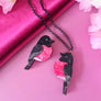 Cherryloco : Pink Robin Pin Brooch