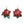 LaliBlue :  Christmas : Poinsettia Earrings [PRE-ORDER]