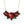 LaliBlue :  Christmas : Poinsettias Necklace [PRE-ORDER]