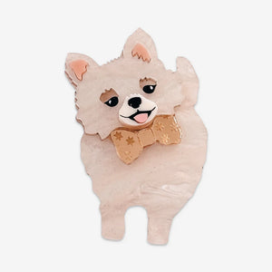 Bling Hound : Pomeranian Brooch