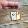 Leopard Print Bee : Pop Tart Earings
