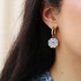 Wolf & Moon : Poppy Charm Hoops