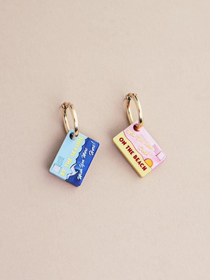 Wolf & Moon : Postcard Hoops