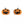 LaliBlue :  Halloween Woods :  Pumpkin earrings [PRE-ORDER]