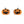 LaliBlue : Halloween Woods : Pumpkin earrings