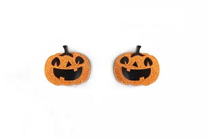 LaliBlue :  Halloween Woods :  Pumpkin earrings [PRE-ORDER]