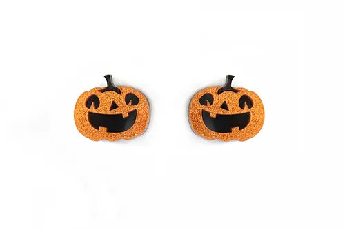 LaliBlue :  Halloween Woods :  Pumpkin earrings [PRE-ORDER]