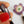 LaliBlue : Halloween Woods : Purple flower earrings with eyes