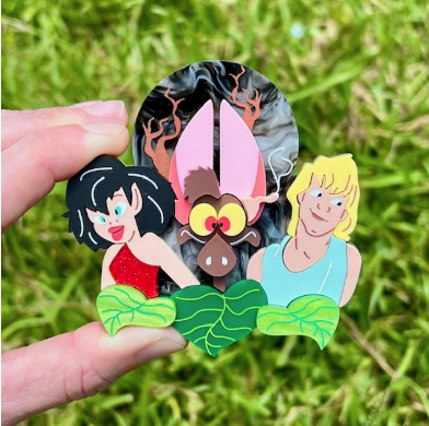 PolyPaige : Rainforest Brooch