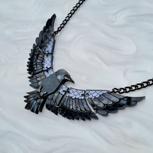 Cherryloco : Raven in flight statement necklace [PRE-ORDER]