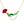 Laliblue : Plant Lover : Red carnation necklace