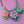 Cherryloco : Retro hippy boho flower charm trio statement necklace