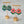 Cherryloco : Retro stylised flower hoop earrings