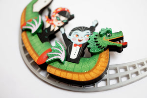 LaliBlue : Cursed Carnival : Roller Coaster with Dragon Necklace