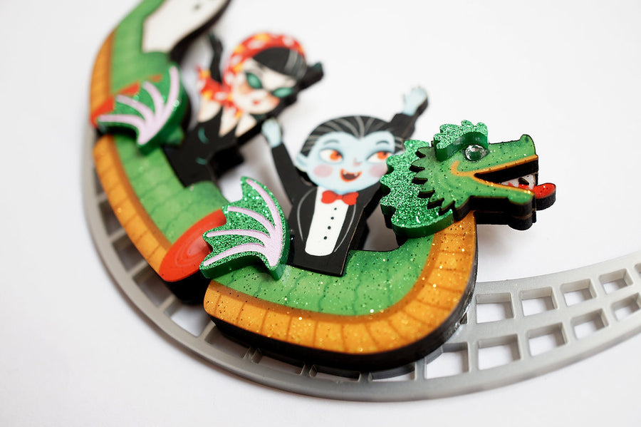 LaliBlue : Cursed Carnival : Roller Coaster with Dragon Necklace