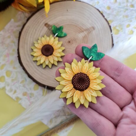 Cherryloco : Sunflower Earrings [PRE-ORDER]