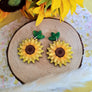 Cherryloco : Sunflower Earrings