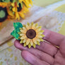 Cherryloco : Sunflower Pin Brooch