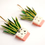 Laliblue : Plant Lover : Sansevieria earrings