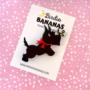 Birdie Bananas : Scottie Dog Brooch