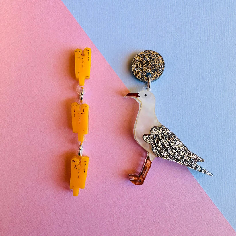 Seagull earrings on sale