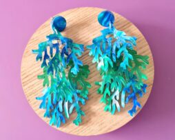 Cherryloco : Seaweed charm dangle earrings
