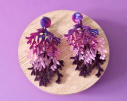 Cherryloco : Seaweed charm dangle earrings