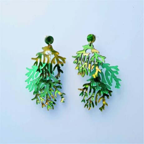 Cherryloco : Seaweed charm dangle earrings