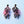 Cherryloco : Seaweed charm dangle earrings