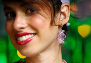 LaliBlue : Cursed Carnival : Set of 4 Caramel Earrings