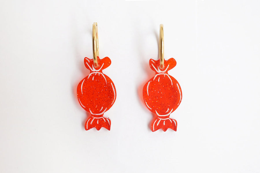 LaliBlue : Cursed Carnival : Set of 4 Caramel Earrings