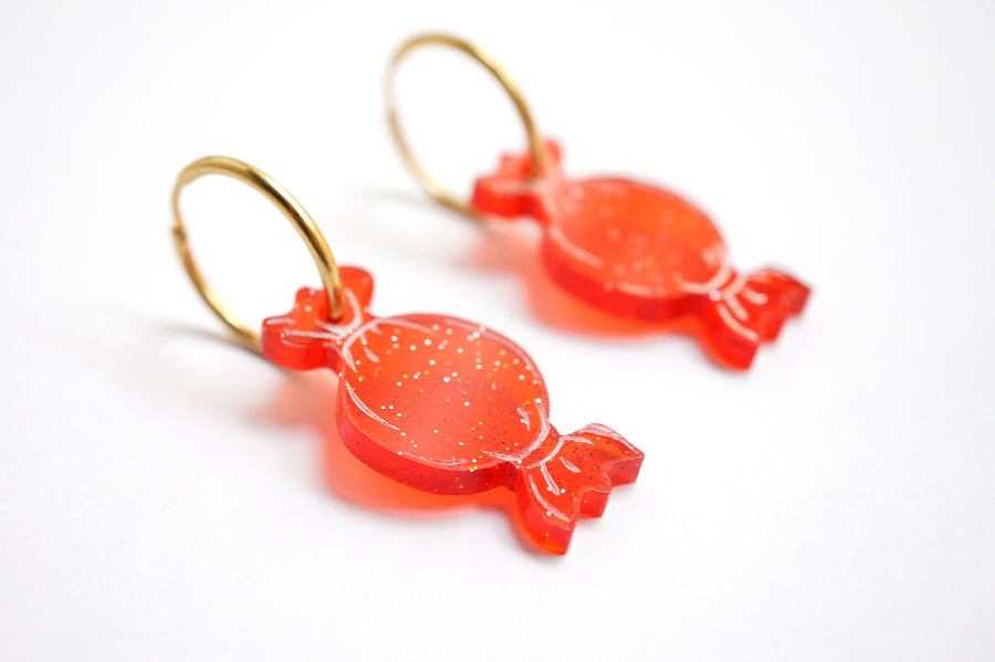 LaliBlue : Cursed Carnival : Set of 4 Caramel Earrings