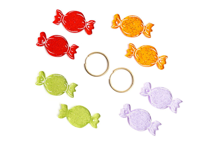 LaliBlue : Cursed Carnival : Set of 4 Caramel Earrings