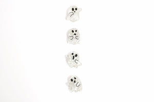 LaliBlue : Cursed Carnival : Set of 4 Ghost Button Covers